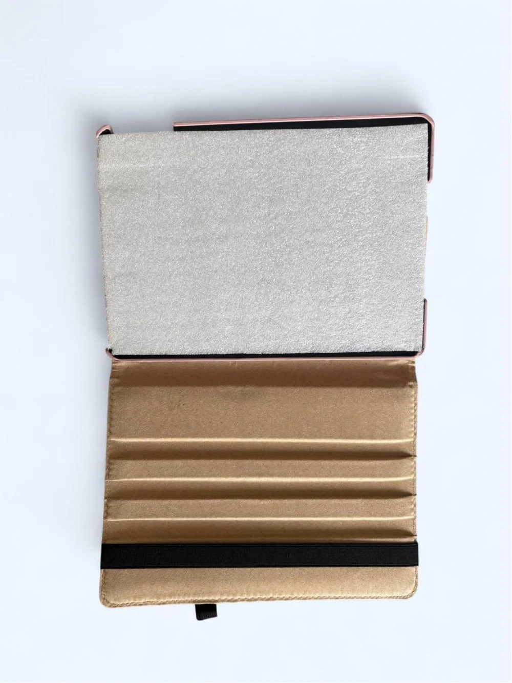 Universal Rose Gold Rotating iPad Case - Sleek 360° Stand